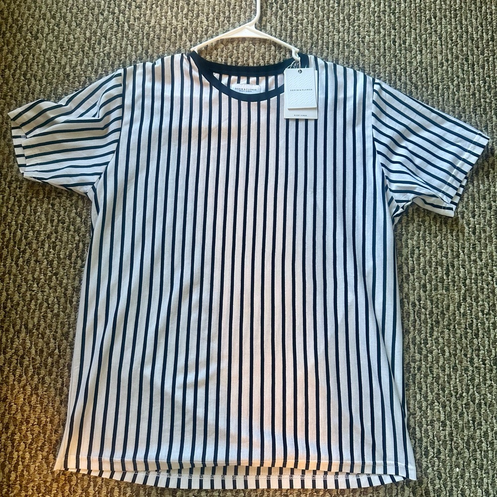 Striped Black and White T-Shirt